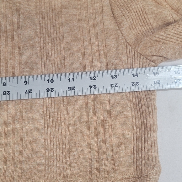 Band Of The Free Mock Neck Ribbed Long Sleeve Sweater Women's Size Small - Picture 3 of 8